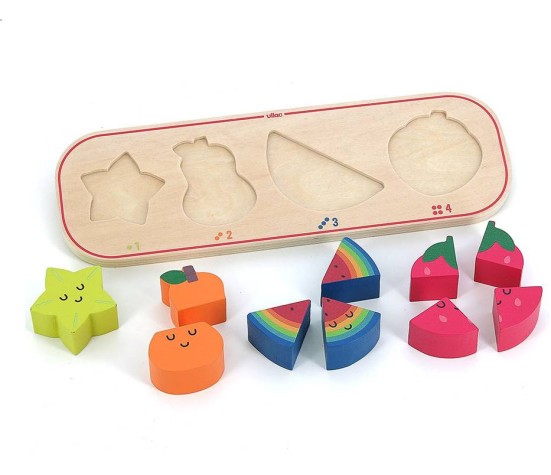 Puzzle D'encastrement Fruits 1.2.3 Et 4 Andy Westface
