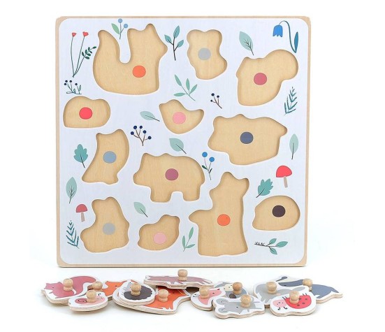 Puzzle A Piquets Animaux De La Fôrets