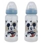 Lot De 2 Biberons 360Ml Tetine Silicone Debit 3 Positions Mickey Lot De 2 Biberons 360Ml Tetine Silicone Debit 3 Positions Mickey