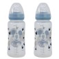 Lot De 2 Biberons 360Ml Tetine Silicone Debit 3 Positions Mickey Lot De 2 Biberons 360Ml Tetine Silicone Debit 3 Positions Mickey