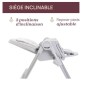 Chaise Haute Polly Armonia Gris Acier Chaise Haute Polly Armonia Gris Acier