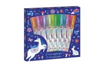 8 Mini stylos gel pailletés Dreamland