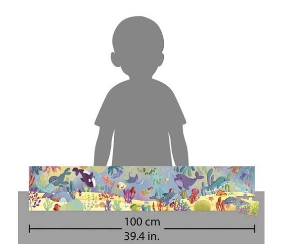 Puzzle Frise Les Animaux Marin 36Pcs