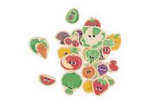 Magnets  Fruits Et Legumes-24Pcs