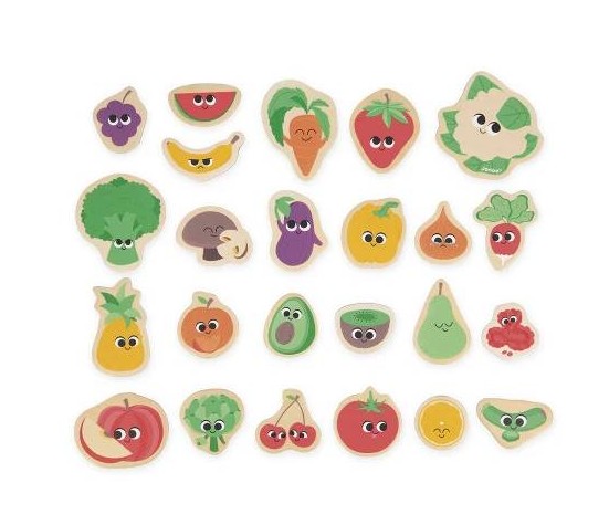 Magnets  Fruits Et Legumes-24Pcs