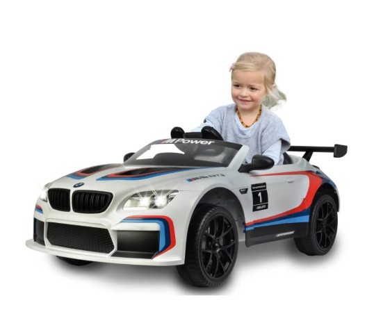 Voiture Electrique BMW M6 GT3 Blanc