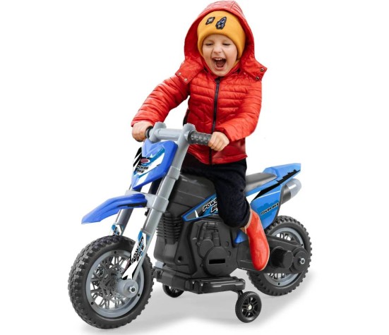 Moto Electrique Power Bleu 6V Ride-on