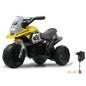 Voiture E-Trike Racer Jaune 6V