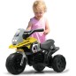 Voiture E-Trike Racer Jaune 6V