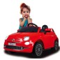 Voiture Electrique Fiat 500 Rouge 12V Voiture Electrique Fiat 500 Rouge 12V