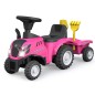 Porteur New Holland Tracteur avec remorque Rose Porteur New Holland Tracteur avec remorque Rose