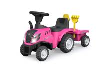 Porteur New Holland Tracteur avec remorque Rose