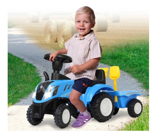 Porteur New Holland Tracteur avec remorque Bleu