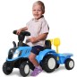 Porteur New Holland Tracteur avec remorque Bleu