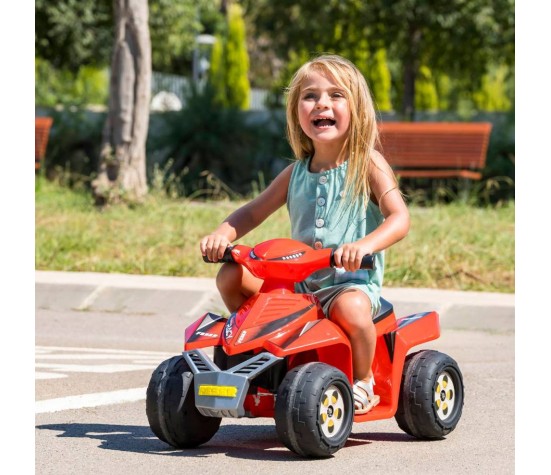 Quad Electrique Rouge Racy 6V