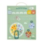 Calendrier Enfant En Tissu Au Fil Du Temps-Vert-Fr Calendrier Enfant En Tissu Au Fil Du Temps-Vert-Fr