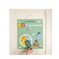 Calendrier Enfant En Tissu Au Fil Du Temps-Vert-Fr Calendrier Enfant En Tissu Au Fil Du Temps-Vert-Fr