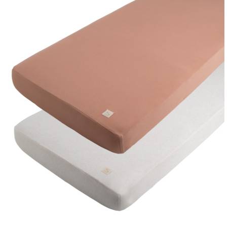 Lot 2 draps housse 70x140...