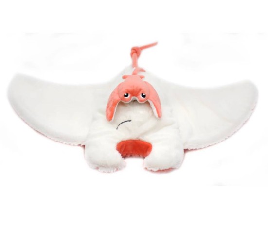Peluche Raie Manta Maman et son Bébé Corail
