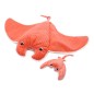 Peluche Raie Manta Maman et son Bébé Corail