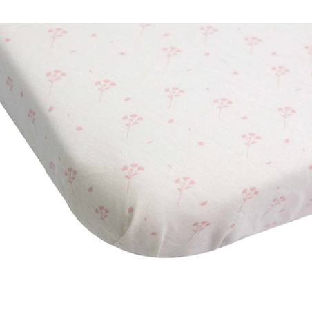 Lot 2 draps housses Fleurs...