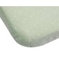 Lot 2 draps housses Graphique Olive 50x83 cm Lot 2 draps housses Graphique Olive 50x83 cm