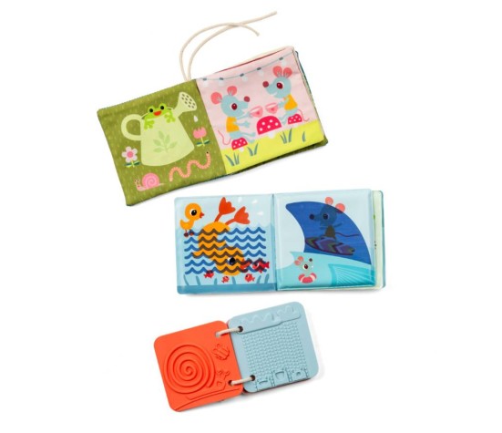 Set de Naissance - 3 Livres Sensoriels Jardin