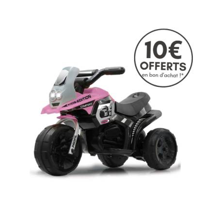 Voiture E-Trike Racer Rose 6V