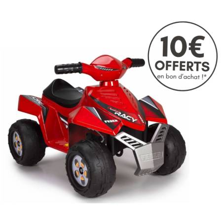 Quad Electrique Rouge Racy 6V