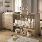 Lit combiné 120x60 évolutif en 90x190 Mokka