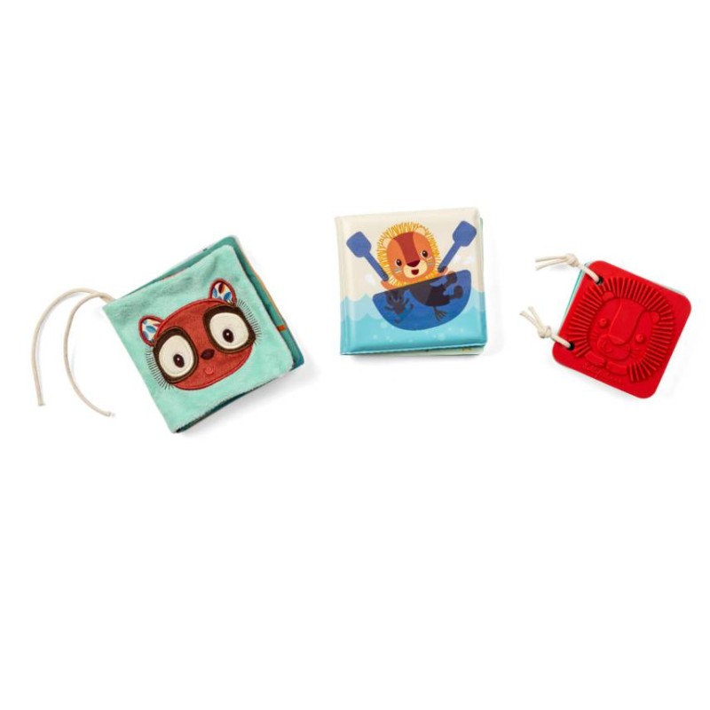 Set De Naissance- Trois Livres Sensoriel Jungle Set De Naissance- Trois Livres Sensoriel Jungle