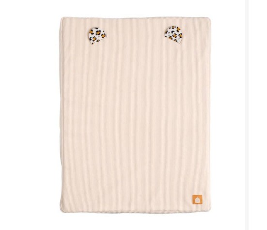 Matelas à langer avec sa housse et sa serviette Léopard