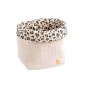 Lot de 2 panières de rangement lépoard Lot de 2 panières de rangement lépoard