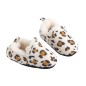 Chaussons bébé fourrés imprimé léopard Chaussons bébé fourrés imprimé léopard