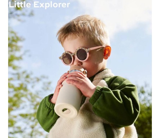 Gourde Inox Little Explorer Ivoire