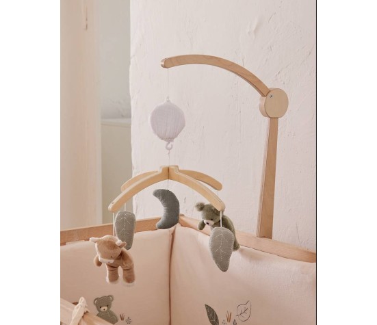 F&O Mobile Musical-Bras En Bois-Wood-Fluffy&Orso