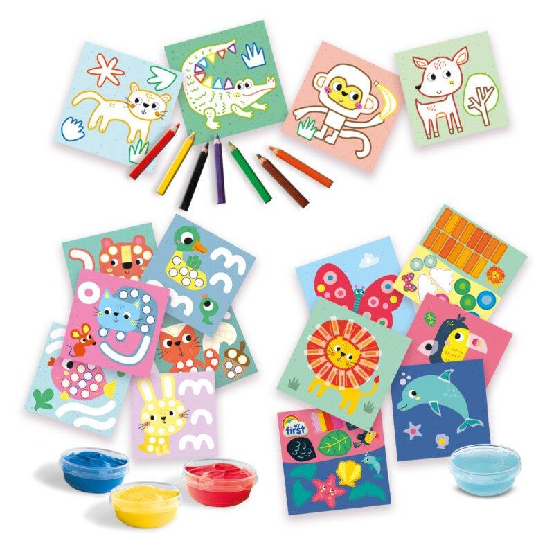 My first – 3 en 1 Peinture au doigt, coloriage et formes My first – 3 en 1 Peinture au doigt, coloriage et formes