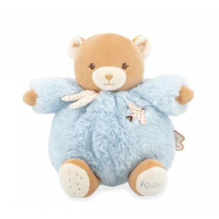 Peluche ours Patapouf Bleu...