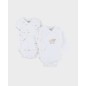 Ensemble De 2 Bodys Croises Manches Longues-Fluffy 1M Ensemble De 2 Bodys Croises Manches Longues-Fluffy 1M