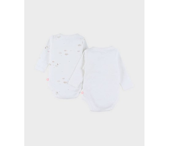 Ensemble De 2 Bodys Croises Manches Longues-Fluffy 1M