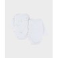 Ensemble De 2 Bodys Croises Manches Longues-Fluffy 1M Ensemble De 2 Bodys Croises Manches Longues-Fluffy 1M