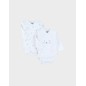 Ensemble De 2 Bdoys Croises Manches Longues-Newborn 0M Ensemble De 2 Bdoys Croises Manches Longues-Newborn 0M