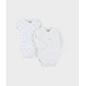 Ensemble De 2 Bodys Croises Manches Longues-Romantic Flowers 0M Ensemble De 2 Bodys Croises Manches Longues-Romantic Flowers 0M