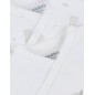 F&O Lot De 2 Bodys Croises-Coton Bio-Longues Manches-1M