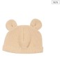 Bonnet à oreille en maille caramel Bonnet à oreille en maille caramel
