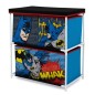 Étagère de rangement 3 tiroirs Batman Étagère de rangement 3 tiroirs Batman