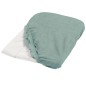 Lot de 2 Housses de Matelas à Langer Vert Sauge Lot de 2 Housses de Matelas à Langer Vert Sauge