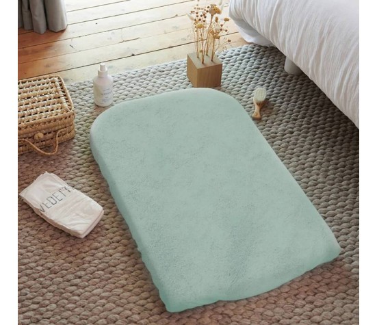 Lot de 2 Housses de Matelas à Langer Vert Sauge