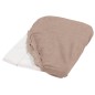 Lot de 2 Housses de Matelas à Langer Noisette Lot de 2 Housses de Matelas à Langer Noisette