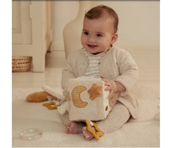 Cube d'activités Beige - Newborn Naturals